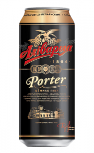 пиво Аливария Портер темное алк. 6,5% ж/б 0,5л