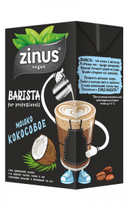 Растительное молоко Zinus Barista кокосовое 1 л 