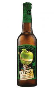 Сидр яблочный полусухой MEDOVARUS 4.5% ст/б 0,33л 