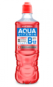 Вода питьевая природная негазированная Your Water Aqua Vitamin с ароматом клюквы и витамином В12